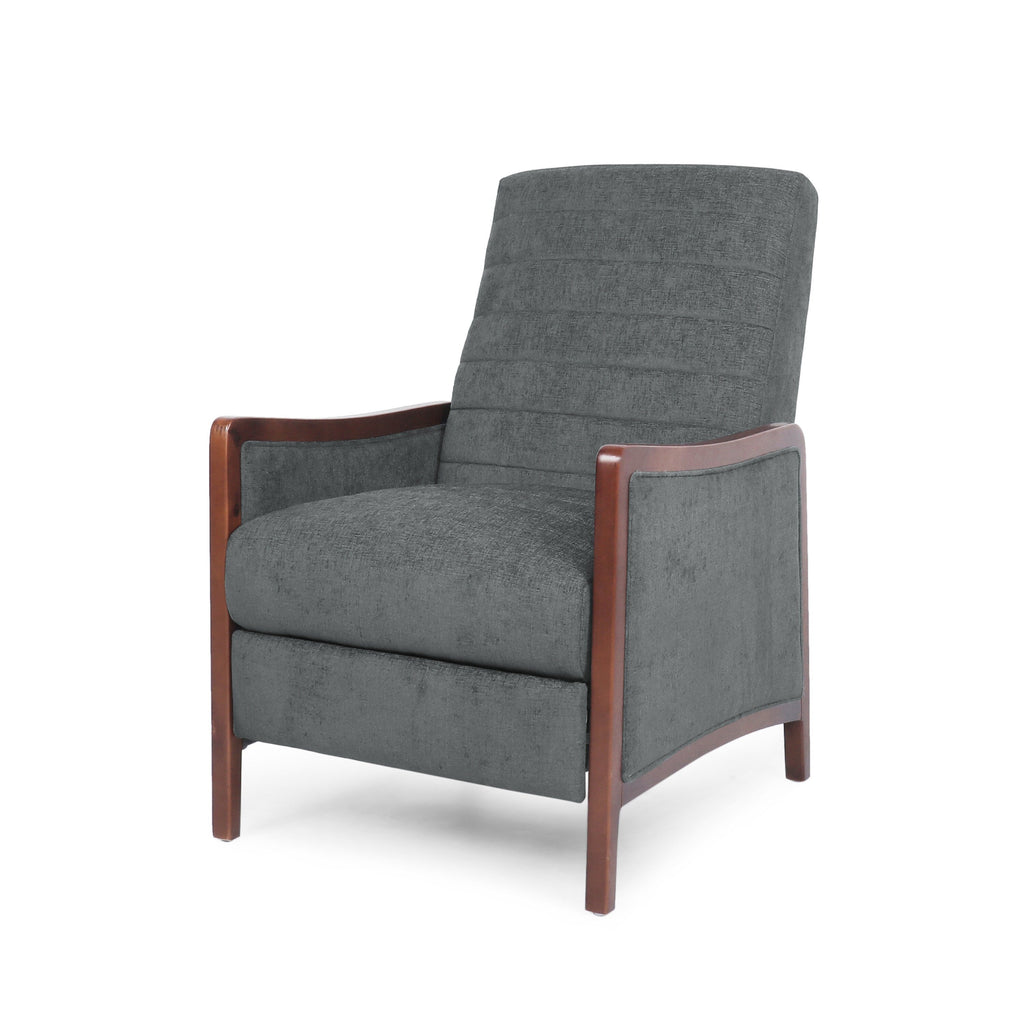 Fauteuil inclinable Anaura Channel Stitch Pushback par Christopher Knight Home