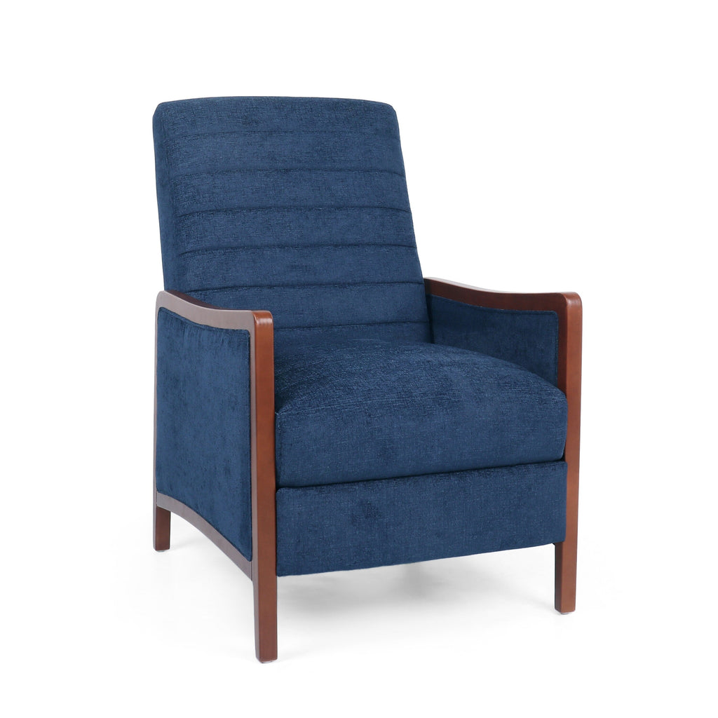Fauteuil inclinable Anaura Channel Stitch Pushback par Christopher Knight Home