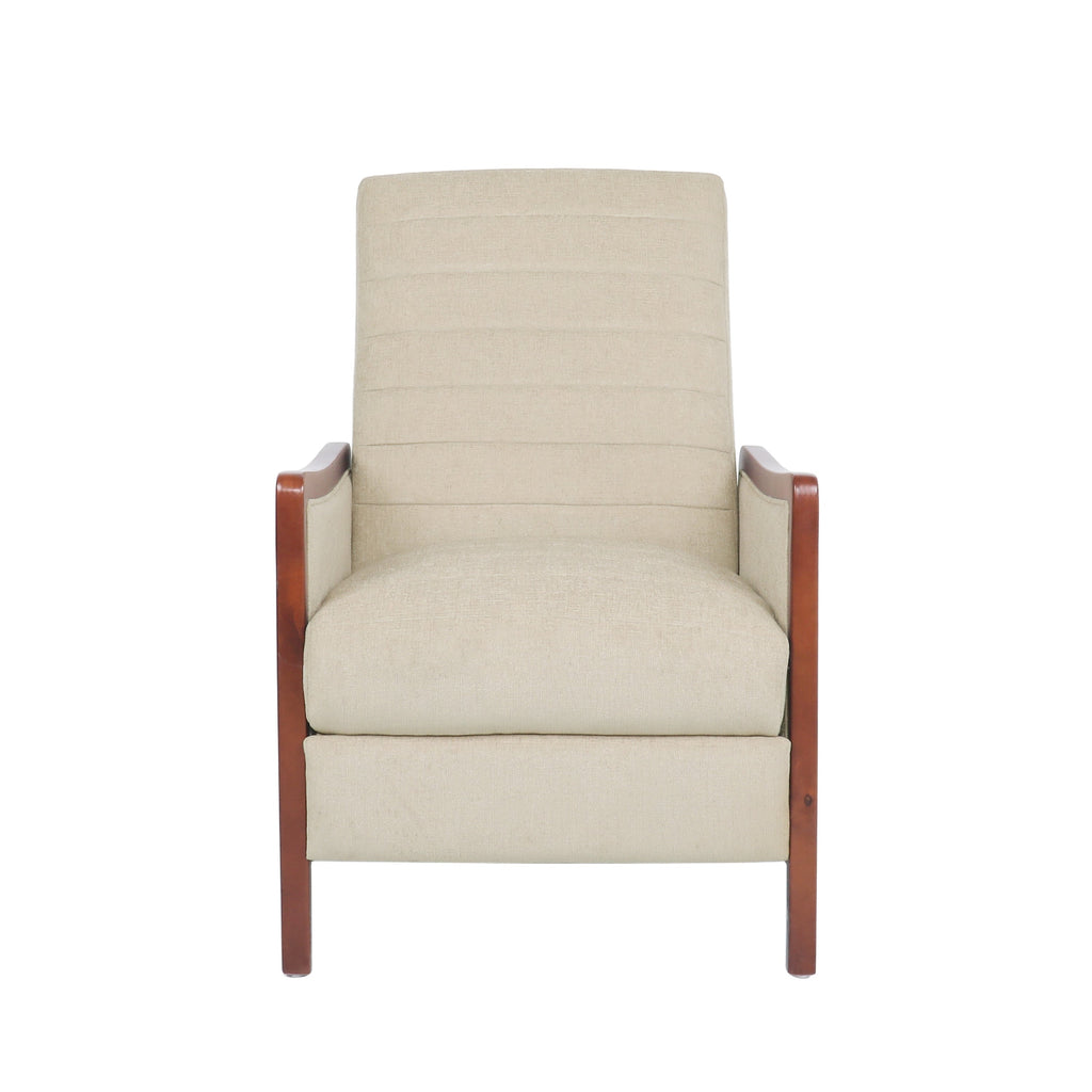 Fauteuil inclinable Anaura Channel Stitch Pushback par Christopher Knight Home