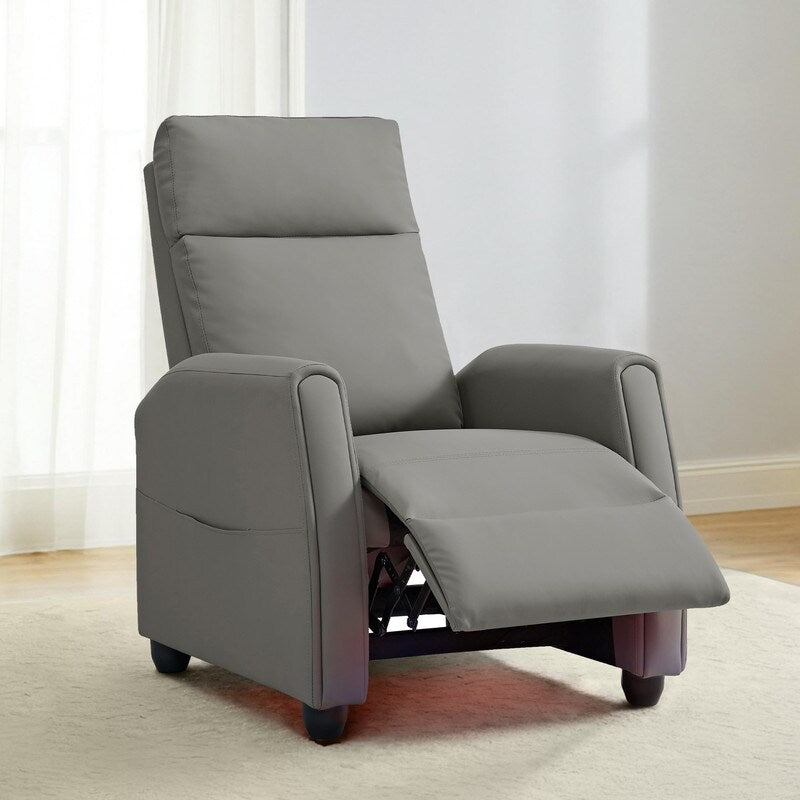 Fauteuil inclinable Andrea avec lumières LED et massage chauffant