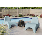 Chaises Angel Trumpet avec table d'appoint Mallorca