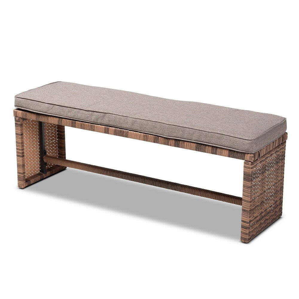 Ensemble de patio extérieur moderne et contemporain 4 pièces Angela