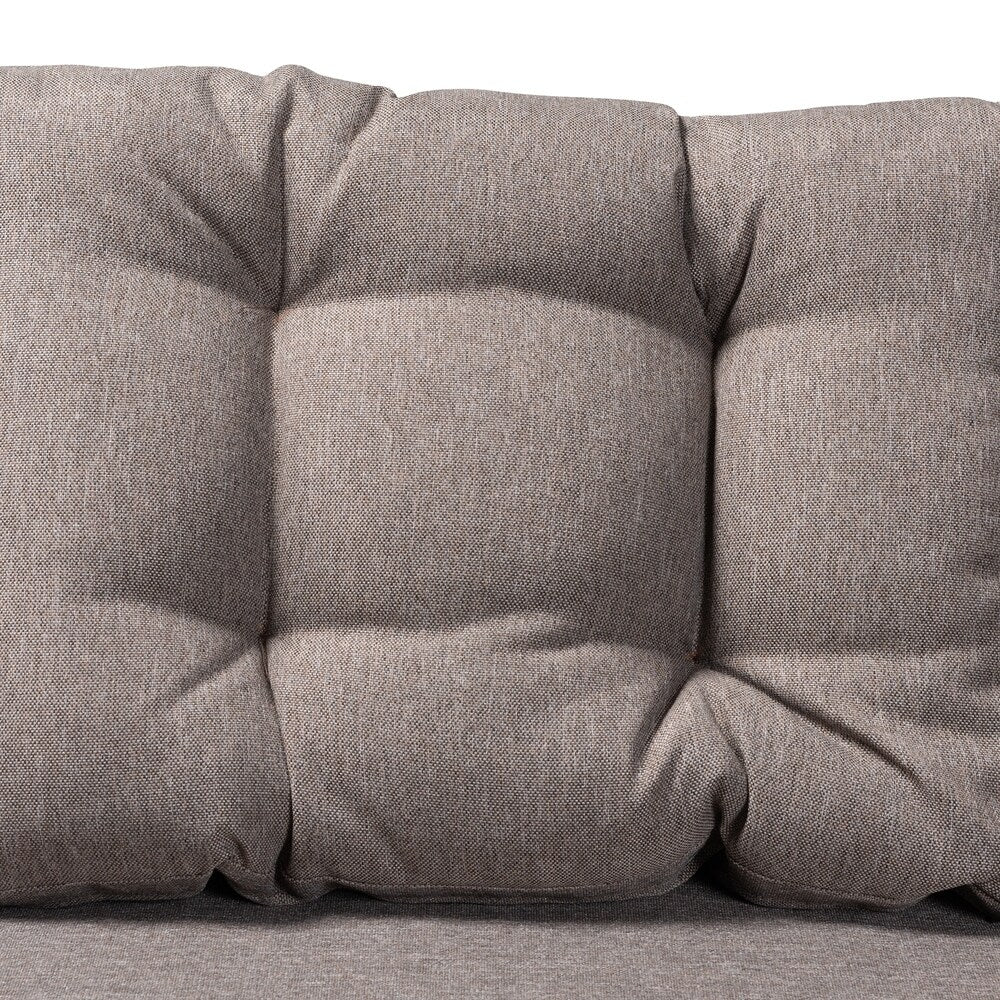 Ensemble de patio extérieur moderne et contemporain 4 pièces Angela