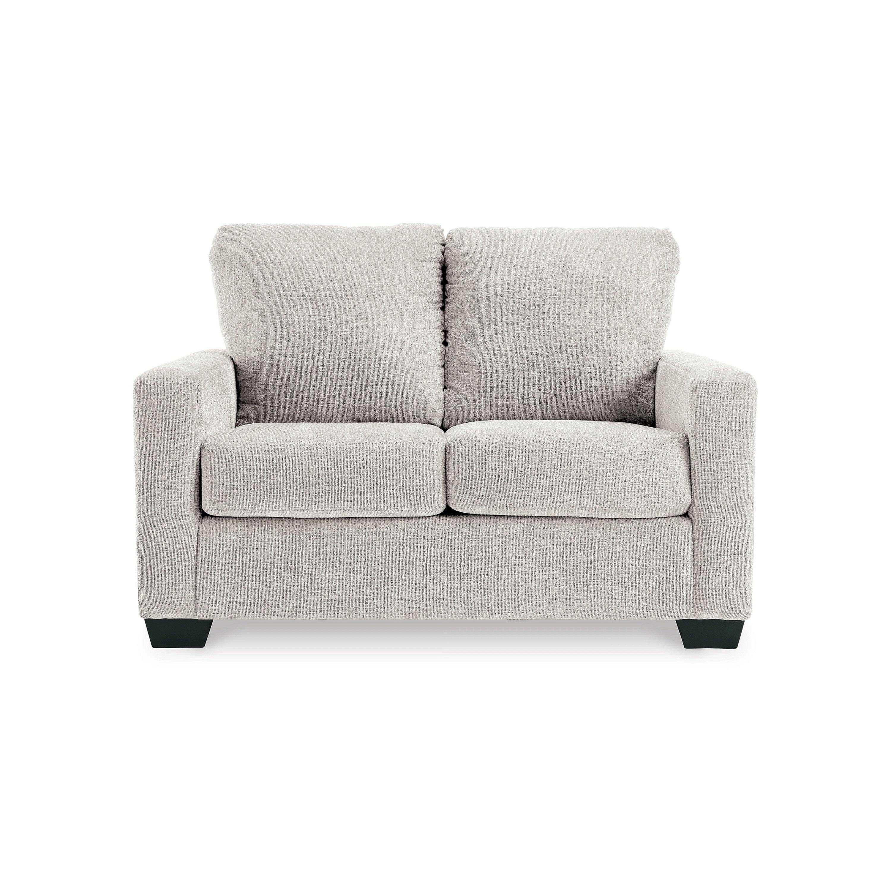 Canapé-lit Anise avec lit gigogne simple, polyester blanc neige