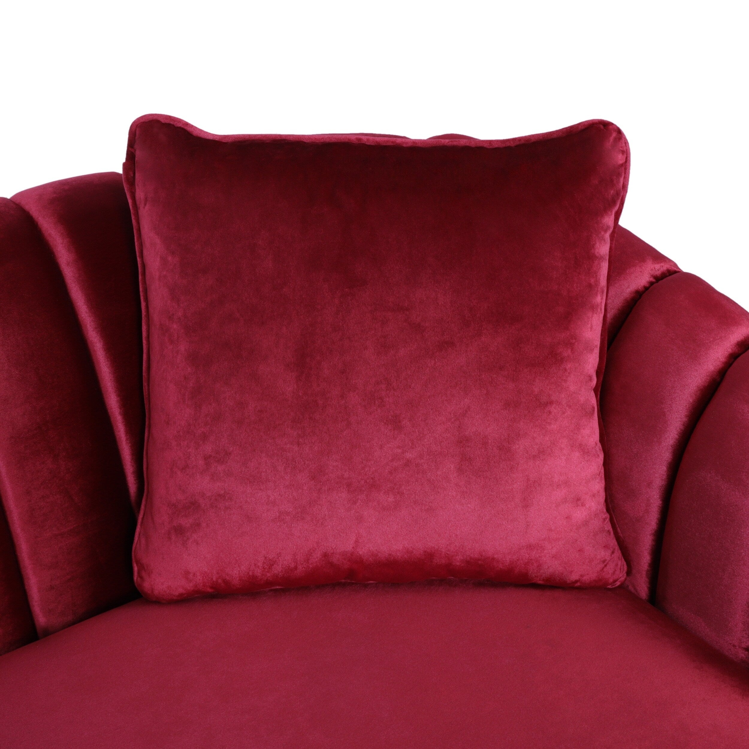 Canapé 3 places contemporain en velours Ansonia par Christopher Knight Home