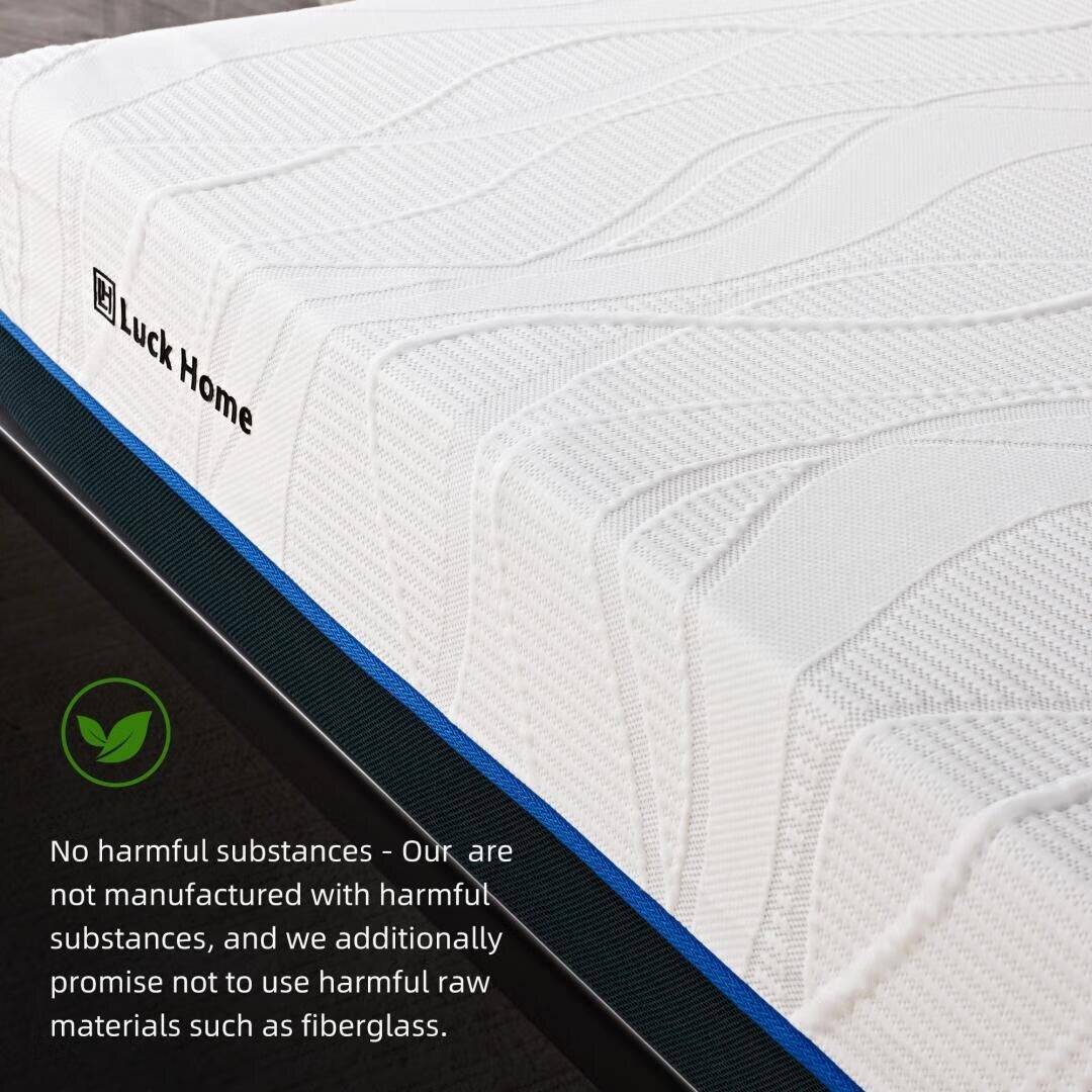 Matelas antibactérien en tissu tricoté avec mousse à mémoire de forme et gel 10