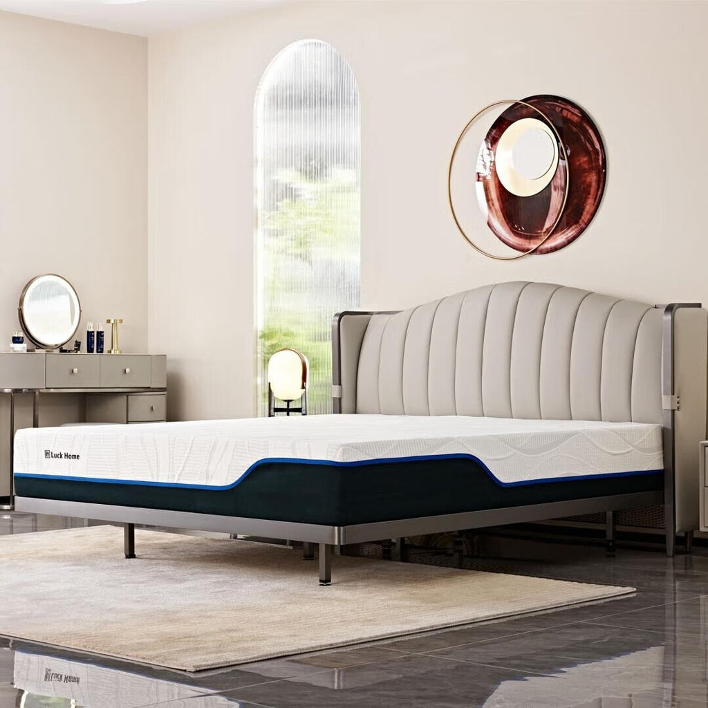 Matelas antibactérien en tissu tricoté avec mousse à mémoire de forme et gel 10