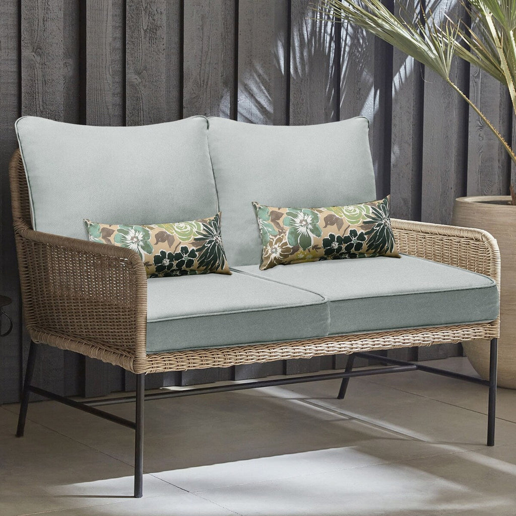 Ensemble de 2 coussins de siège profonds pour meubles de patio d'extérieur Aoodor 24 x 24