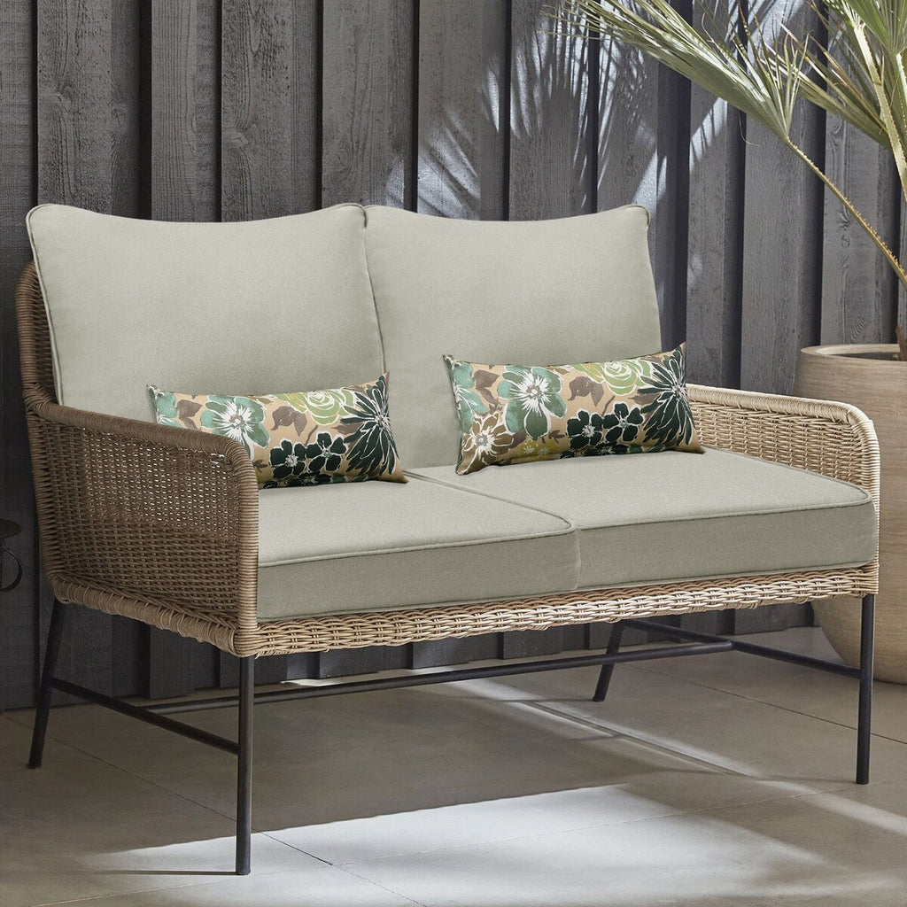 Ensemble de 2 coussins de siège profonds pour meubles de patio d'extérieur Aoodor 24 x 24