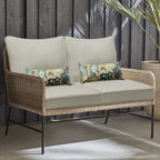 Ensemble de 2 coussins de siège profonds pour meubles de patio d'extérieur Aoodor 24 x 24