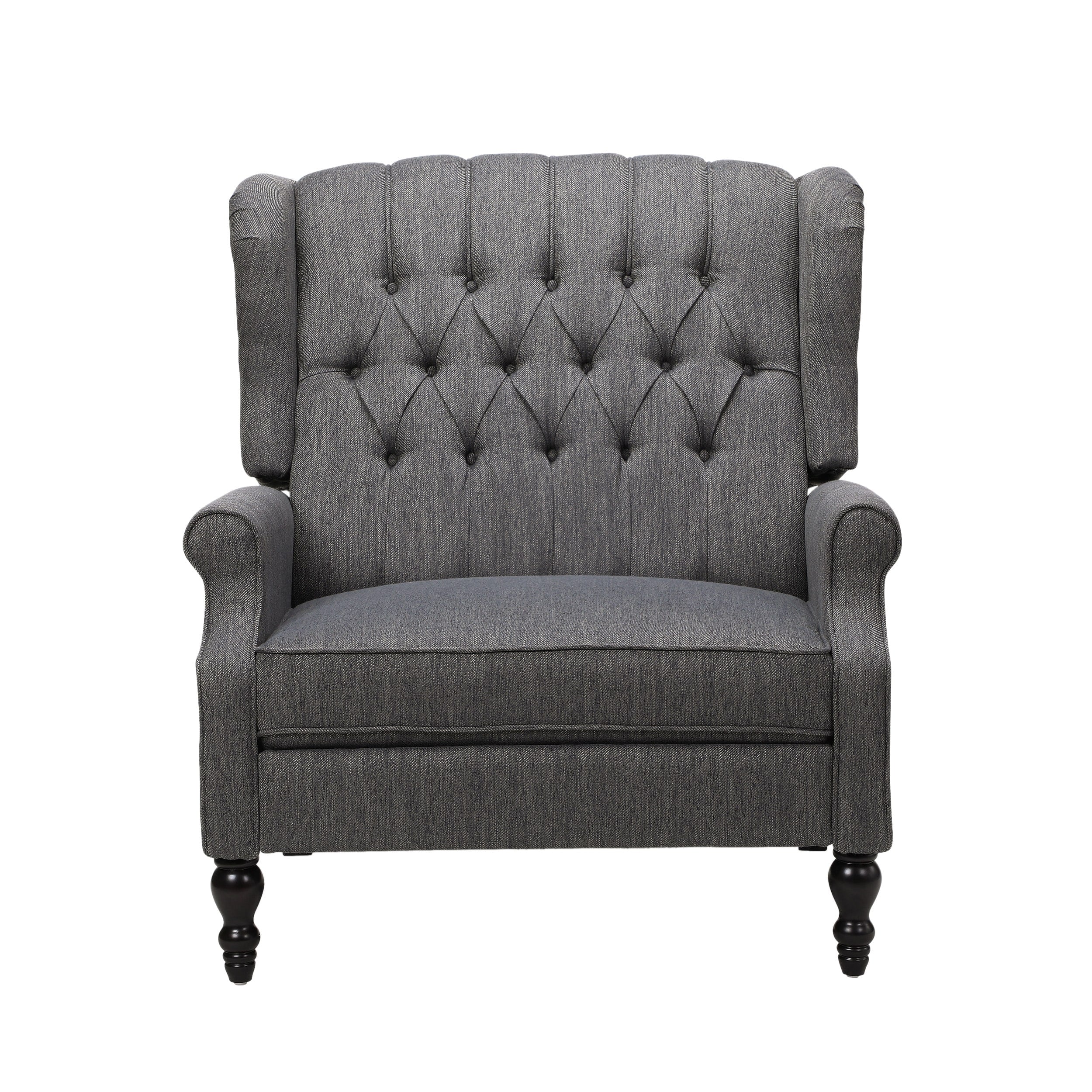 Fauteuil inclinable capitonné surdimensionné Apaloosa en tissu à oreilles par Christopher Knight Home