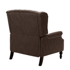 Fauteuil inclinable capitonné surdimensionné Apaloosa en tissu à oreilles par Christopher Knight Home