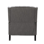 Fauteuil inclinable capitonné surdimensionné Apaloosa en tissu à oreilles par Christopher Knight Home