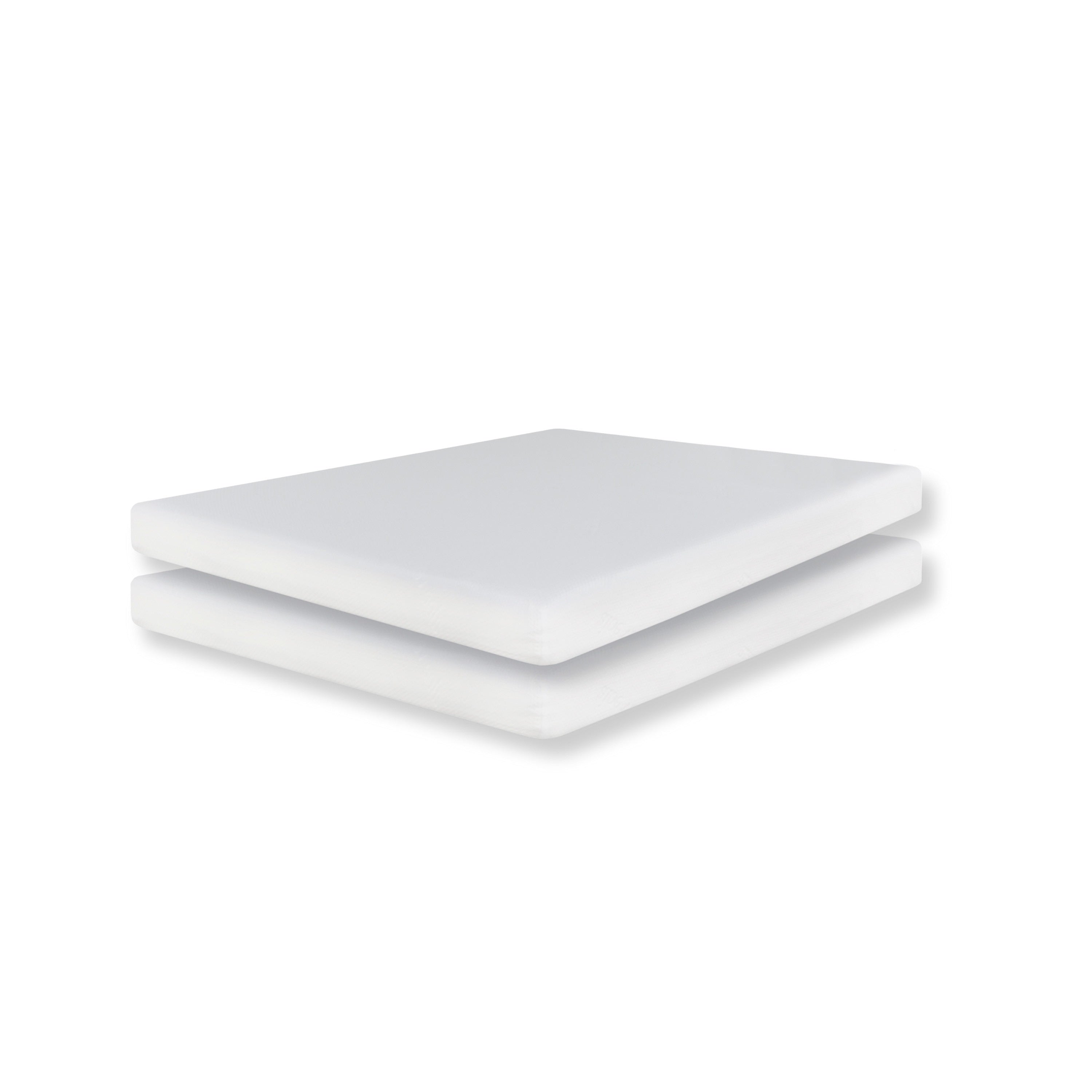 Ensemble de 2 matelas Appu 6 pouces, mousse à mémoire de forme et housse de protection