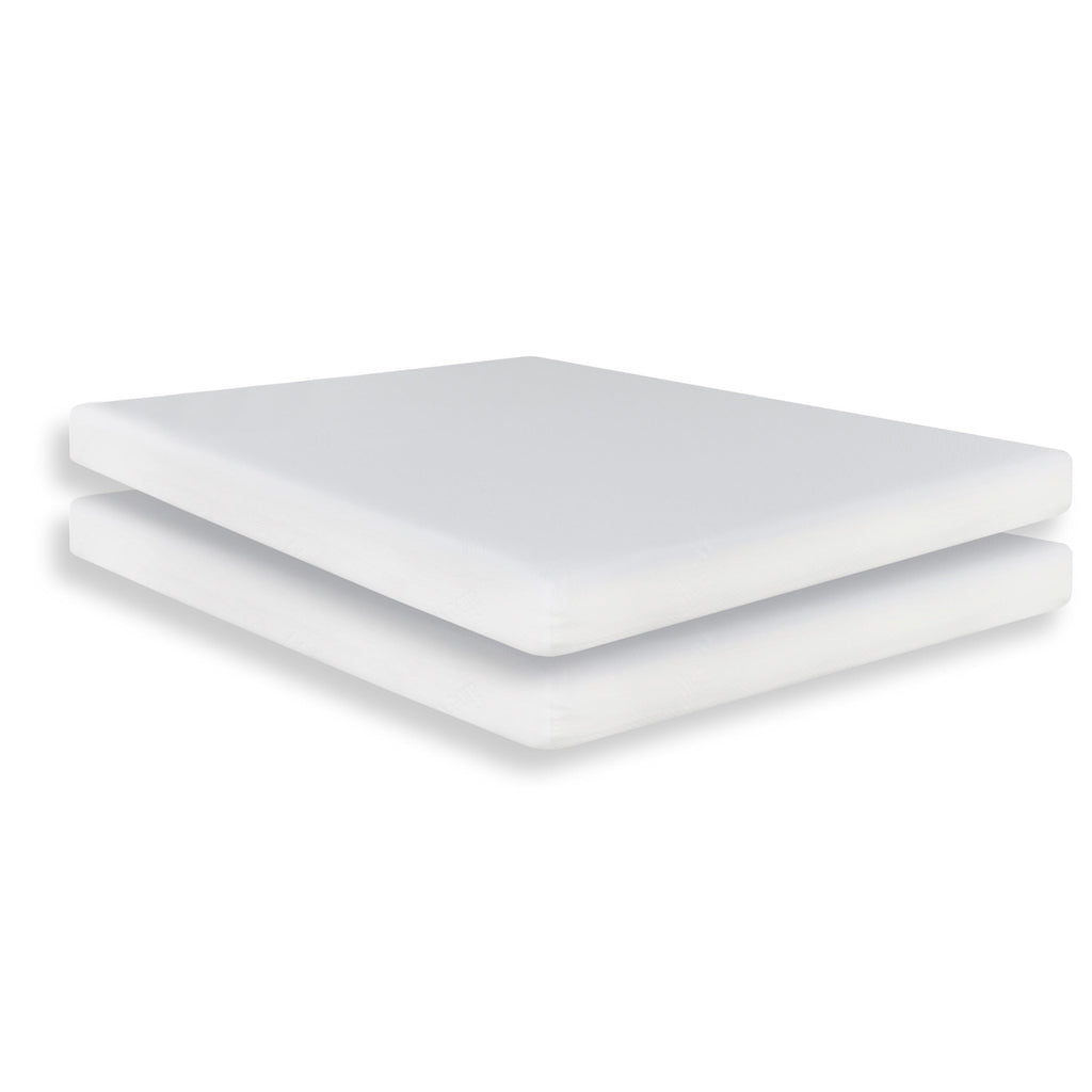 Ensemble de 2 matelas Appu 6 pouces, mousse à mémoire de forme et housse de protection