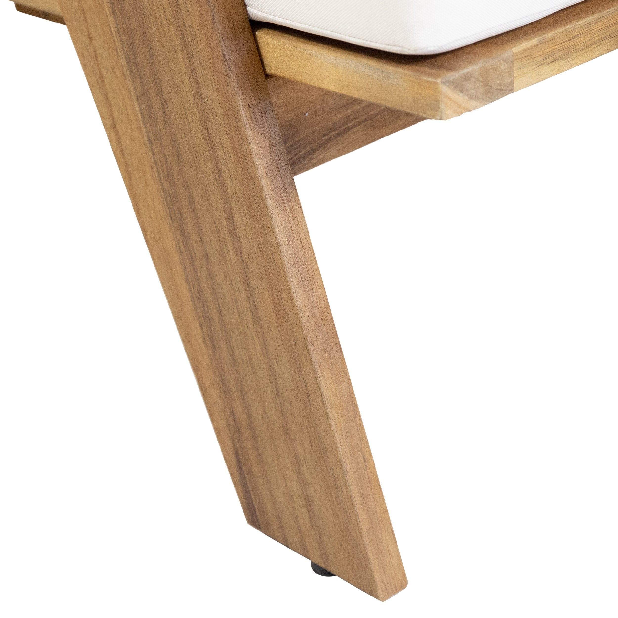 Fauteuils club d'extérieur en bois d'acacia Arcola avec coussins (lot de 2) par Christopher Knight Home