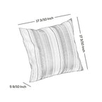 Ensemble de salon de jardin Arden 4 pièces en osier avec coussins