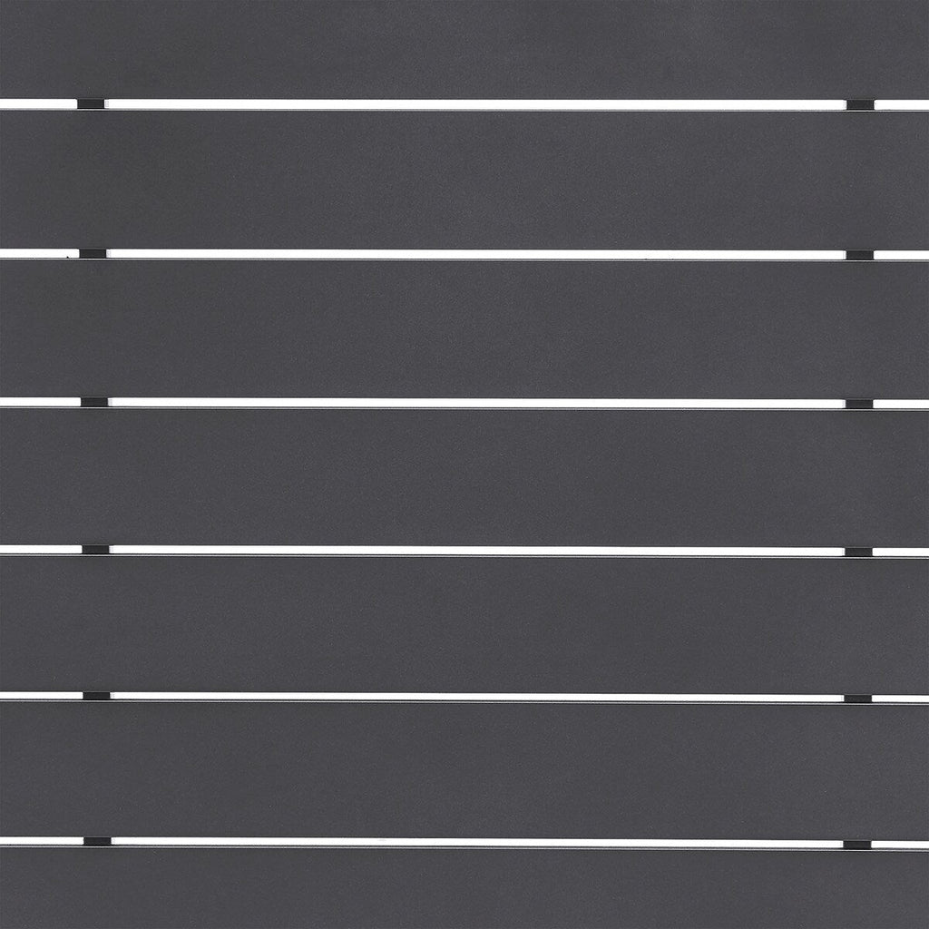 Ensemble de salle à manger d'extérieur Argiope en aluminium gris, 5 pièces, hauteur bar