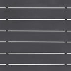 Ensemble de salle à manger d'extérieur Argiope en aluminium gris, 5 pièces, hauteur bar