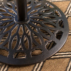 Ensemble de bar d'extérieur Arlana en aluminium 5 pièces avec trou pour parasol par Christopher Knight Home - N/A