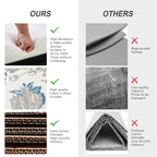 Fauteuil inclinable pivotant manuel Arlette Floral avec dossier capitonné, lot de 2