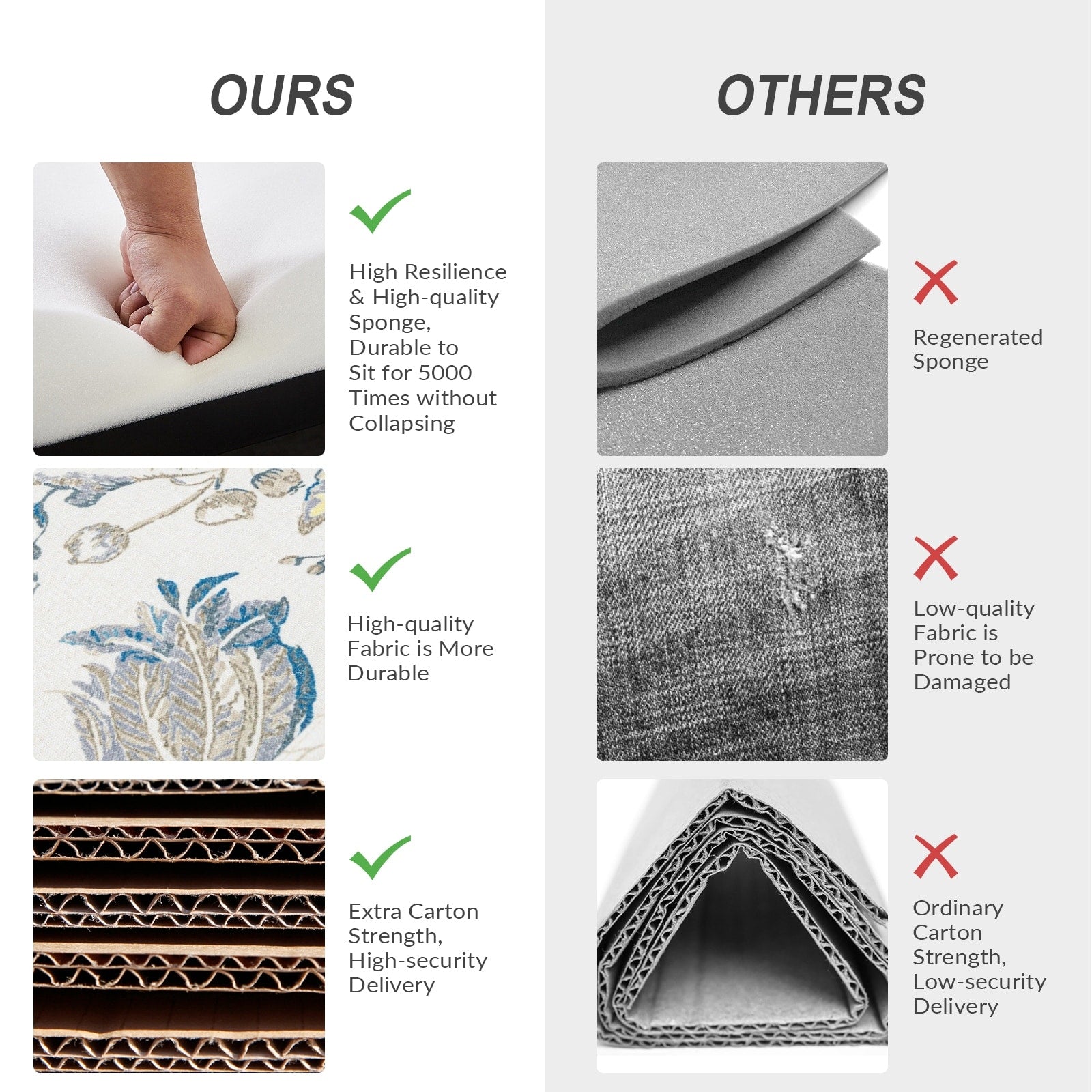 Fauteuil inclinable pivotant manuel Arlette Floral avec dossier capitonné, lot de 2