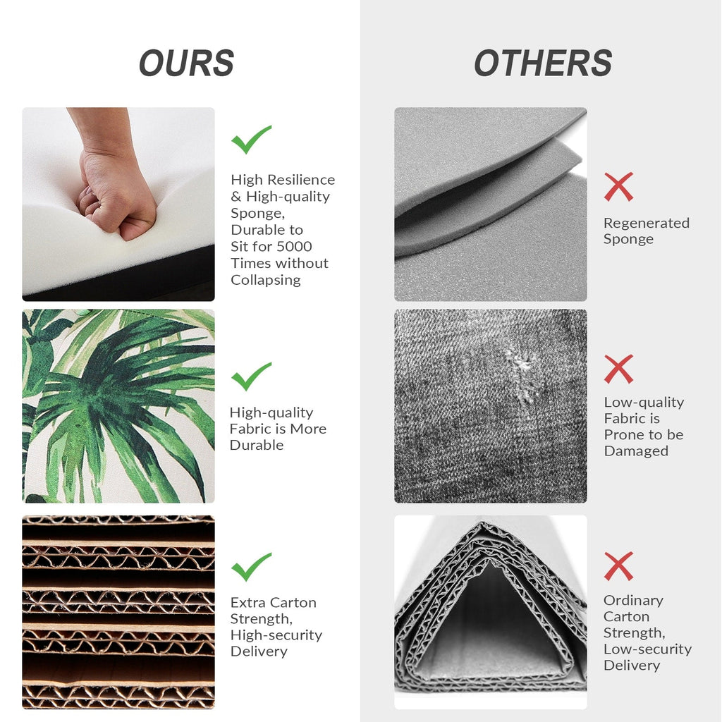 Fauteuil inclinable pivotant manuel Arlette Floral avec dossier capitonné, lot de 2