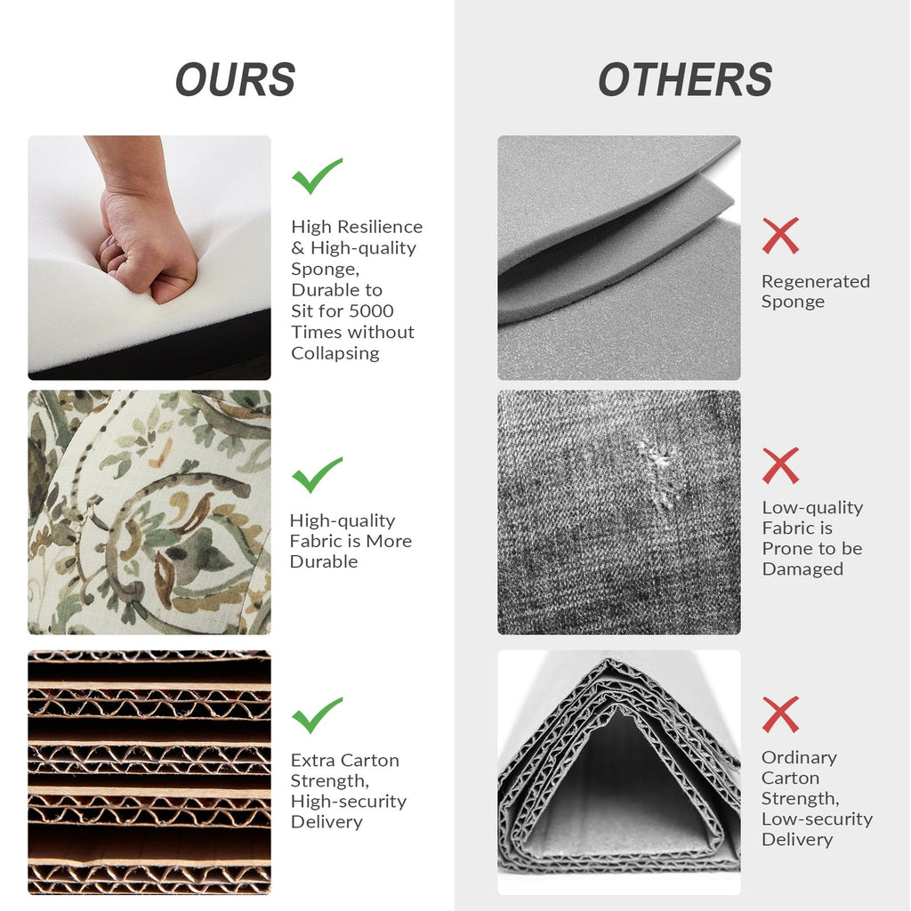 Fauteuil inclinable manuel pivotant Arlette à motif floral contemporain avec dossier capitonné