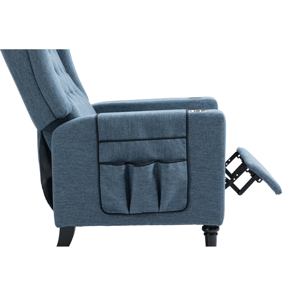 Fauteuil inclinable à bras poussants