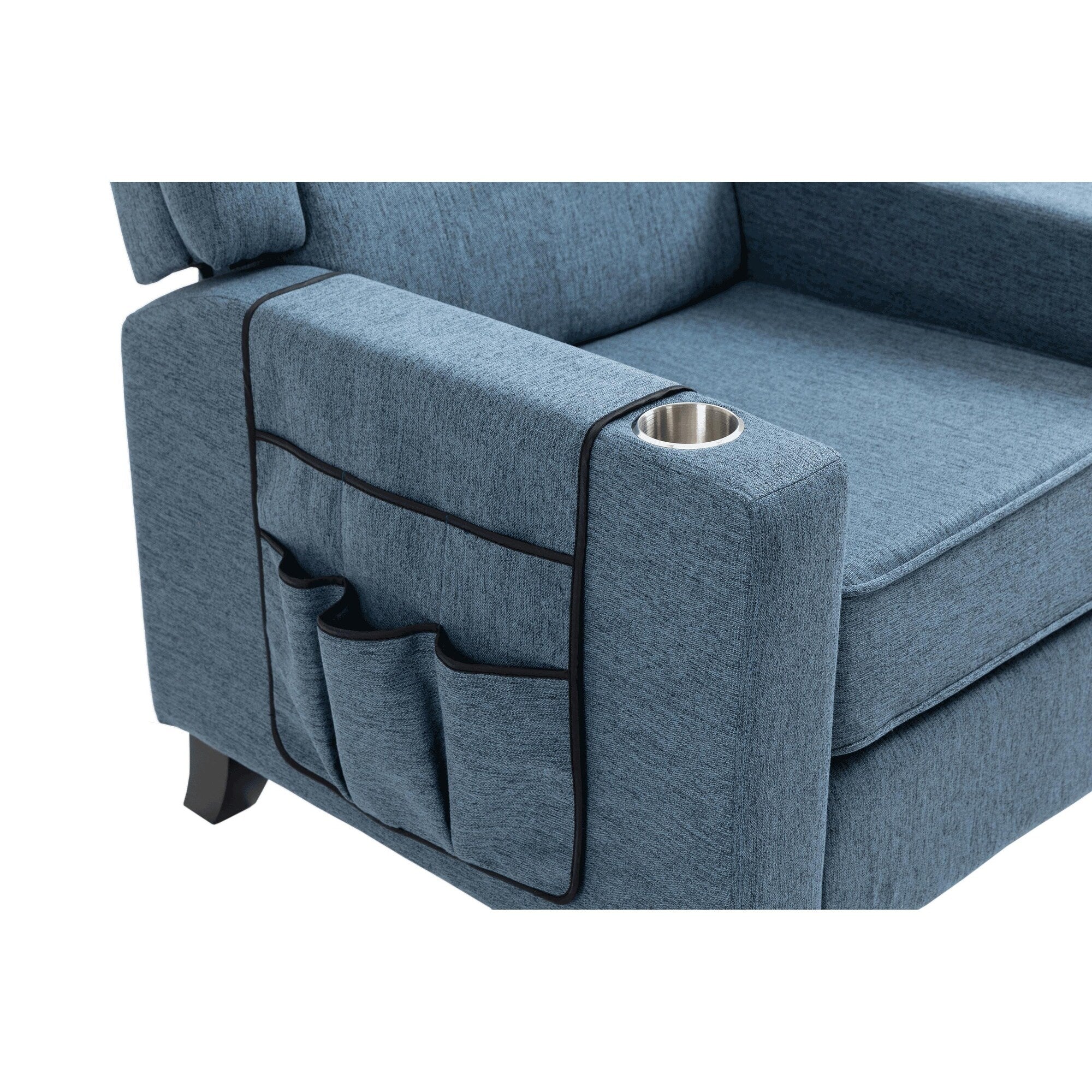 Fauteuil inclinable à bras poussants