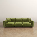 Canapé Arten de luxe en velours et boucle moderne du milieu du siècle