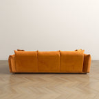 Canapé Arten de luxe en velours et boucle moderne du milieu du siècle