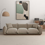 Canapé Arten de luxe en velours et boucle moderne du milieu du siècle