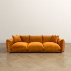 Canapé Arten de luxe en velours et boucle moderne du milieu du siècle