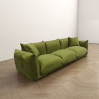 Canapé Arten de luxe en velours et boucle moderne du milieu du siècle