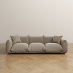 Canapé Arten de luxe en velours et boucle moderne du milieu du siècle