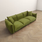 Canapé Arten de luxe en velours et boucle moderne du milieu du siècle