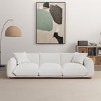 Canapé Arten de luxe en velours et boucle moderne du milieu du siècle