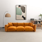 Canapé Arten de luxe en velours et boucle moderne du milieu du siècle