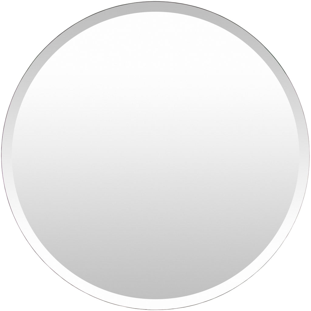 Miroir rond biseauté moderne Mei d'Artistic Weavers