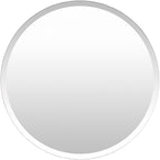 Miroir rond biseauté moderne Mei d'Artistic Weavers