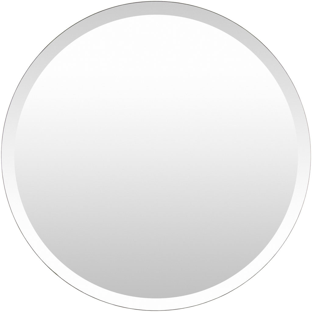 Miroir rond biseauté moderne Mei d'Artistic Weavers