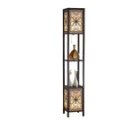 Lampadaire Copper Grove Arans Infinity Heart Shelf 64 pouces Espresso
