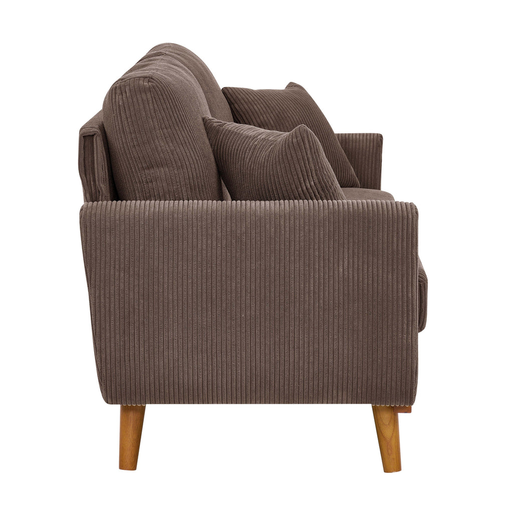 Canapé Asher en velours côtelé du milieu du siècle