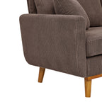 Canapé Asher en velours côtelé du milieu du siècle