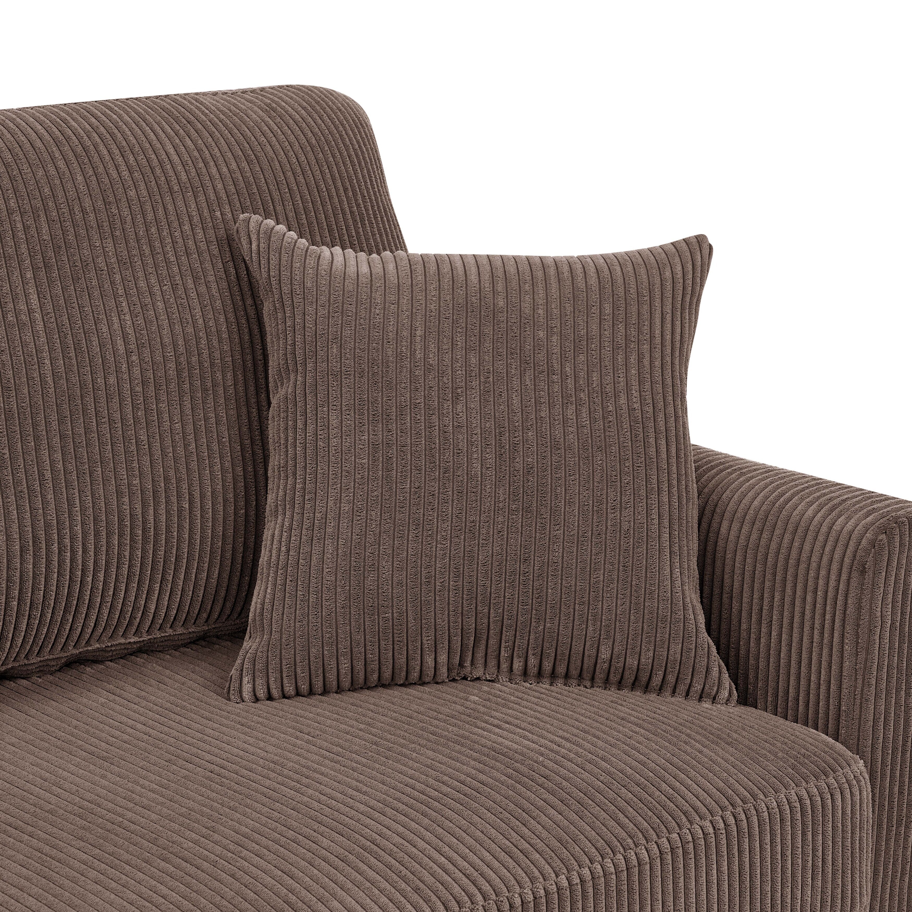 Canapé Asher en velours côtelé du milieu du siècle