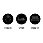 Ashley Furniture Signature Design - Matelas double en mousse Chime 6 pouces - Lit dans une boîte - Blanc