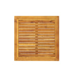 Ensemble de salon sectionnel en bois d'acacia Aston Outdoor de style milieu de siècle par Christopher Knight Home