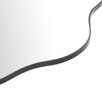 Miroir mural asymétrique ondulé antique