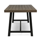 Ensemble de salle à manger d'extérieur Atlantic 8 places en bois d'acacia par Christopher Knight Home